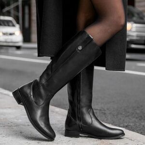 Thursday Boot Co Crown Riding Boot Black Wide Calf Size 11.5 EUC